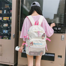 Load image into Gallery viewer, Kawaii Ice Cream Badge Backpack