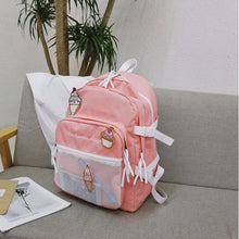 Load image into Gallery viewer, Kawaii Ice Cream Badge Backpack