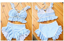 Load image into Gallery viewer, Lolita Style Sweet Two Piece Bikinis